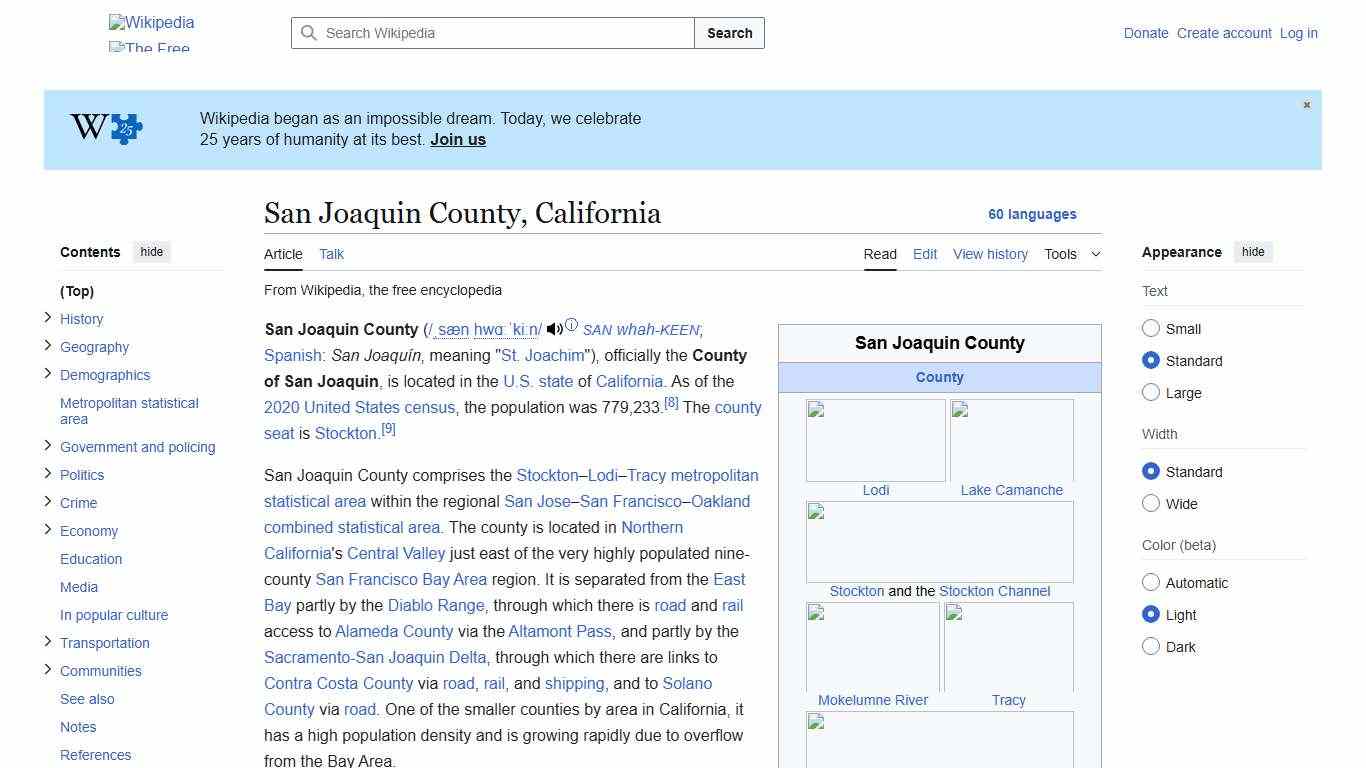 San Joaquin County, California - Wikipedia